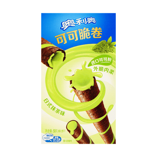 Oreo Matcha Wafer Rolls (China)